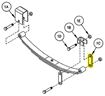 Trailer Axle Shackle Link, 3-1/8" Hole Centers, Reliable 5HL-102