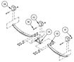 Trailer Complete Tandem Axle Kit (Long), Reliable EK2-D103