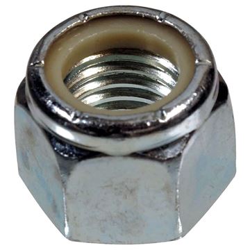 Nylon Insert U-Bolt Lock Nut 7/16", 14 thread, Tie Down Eng 10654