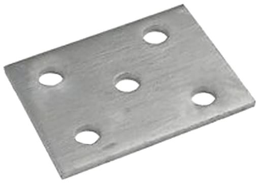 Axle Tie Plate Flat Galvanized for 1/2" U-Bolt, CE Smith 20023GA