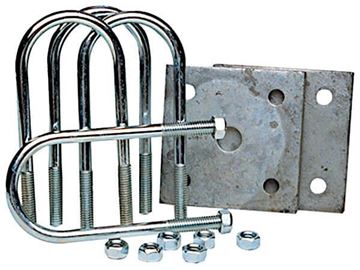 Trailer Axle Tie Plate Kit for 1.9" Round Axle, Dexter 81175