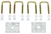 Trailer Tie Plate U-Bolt Kit for 2" Square Axle, CE Smith 23103