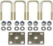 Trailer Tie Plate U-Bolt Kit for 2" Square Axle, Reliable UNK-S220