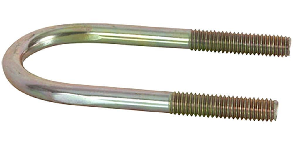 Trailer Axle Round UBolt 3/8", 16 threads CE Smith 21008ZN