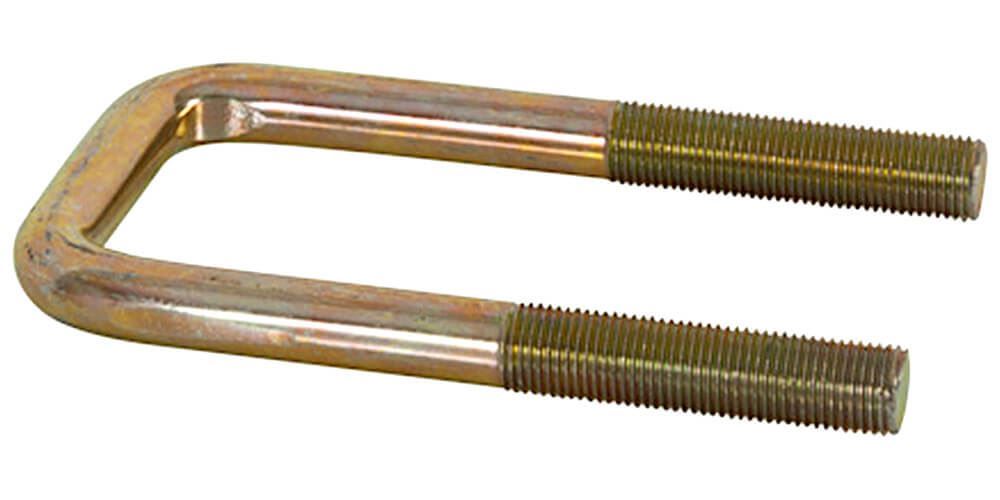 Trailer Axle Square UBolt 1/2 in., 20 threads CE Smith 22017ZY
