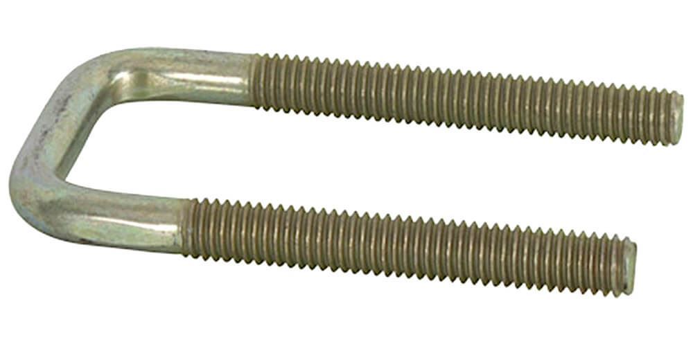 Trailer Axle Square UBolt 3/8", 16 threads CE Smith 22003ZY