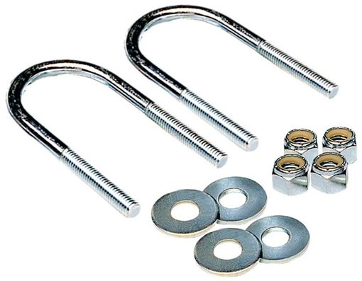 Trailer Axle Round U-Bolt Kit, 1.75" by 4.8", Tie Down Eng LR86216