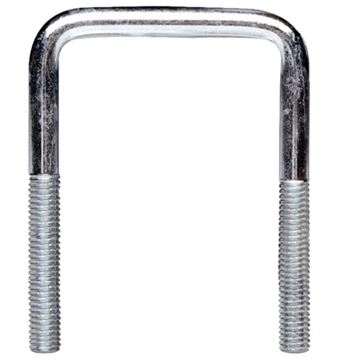 Trailer Axle Square U-Bolt, 1.6" by 3.6", Tie Down Eng 10989Z