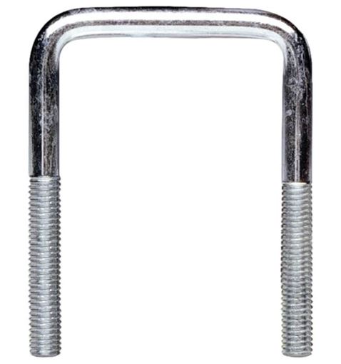 Trailer Axle Square U-Bolt, 2.1" by 2.3", Tie Down Eng 83707Z