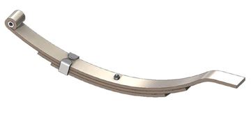 Axle Slipper Spring, 1430 lbs, 3 Leaf, 30" Length, UCF UNA-039