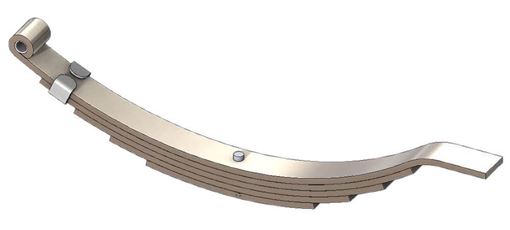 Axle Slipper Spring, 2300 lbs, 5 Leaf, 25" Length, UCF UNA-207