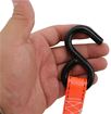 1" X 10' 1,500 Lb. Polyester Ratcheting Web Clamp Tie Downs, 4pk, Erickson 31352