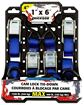 1" X 6' 1,200 Lb. Polyester Cam Lock Tie Downs Blue, 4 Pack, Erickson 35605