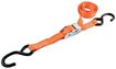 1" X 6' 2,000 Lb Polyester Buckle Strap Hunter Orange, 4 pack, Erickson 05740