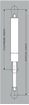 27 in. 45 lbs. Gas Charged Lift Support, Signature ST270P-45 ST270P45