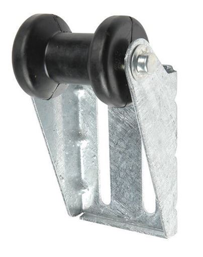 C.E. Smith Panel Bracket Assembly 4" Black Spool Roller, MPN 10400G