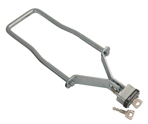 C.E. Smith 27202 spare tire carrier with padlock and 2 spin-on lock brackets