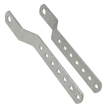 C.E. Smith 32004G adjustable galvanized keel roller brackets, pair
