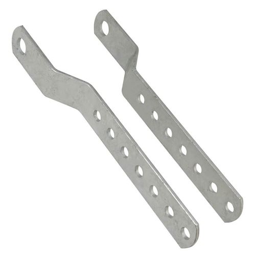 C.E. Smith 32004G adjustable galvanized keel roller brackets, pair