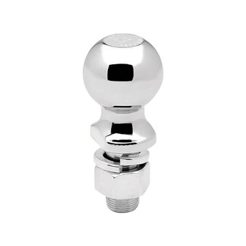 Draw-Tite chrome hitch ball, 2-5/16 inch, with threaded shank, lock washer and hex nut