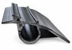 Double Leaf with Bulb Rubber Door Seal,  T-Channel, for Truck Caps