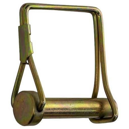 Buyers Products 66056 Snapper Pin, 3/8 in. x 1-1/2 in. Usable Length, Yellow Zinc Plated