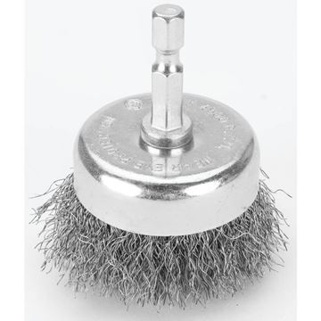 Performance Tool W1212 2 in fine cup wire brush with 1/4 in shank