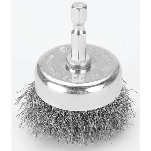 Performance Tool W1212 2 in fine cup wire brush with 1/4 in shank