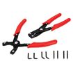 Performance Tool W1150S snap ring plier set with internal and external pliers