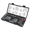 Performance Tool W4002DB 40 pc. metric tap and die set with taps, dies and wrenches in a storage case