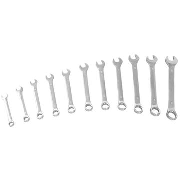 Performance Tool W1062 11 pc metric combination wrench set in chrome vanadium steel