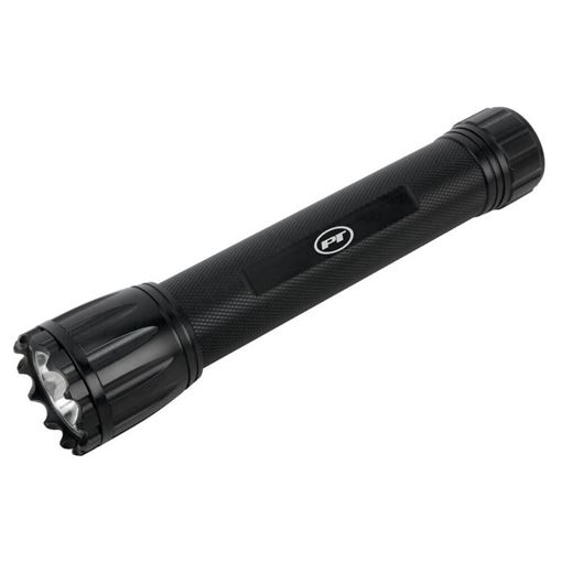 Performance Tool W2499 DuoFocus tactical flashlight with anodized aluminum housing, shown loose