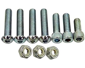 WARN 69342 winch fastener kit with cap screws and Nylock nuts